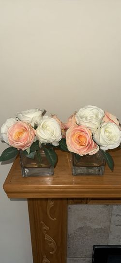 Flowers with vases