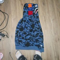 Blue Bape Hoodie