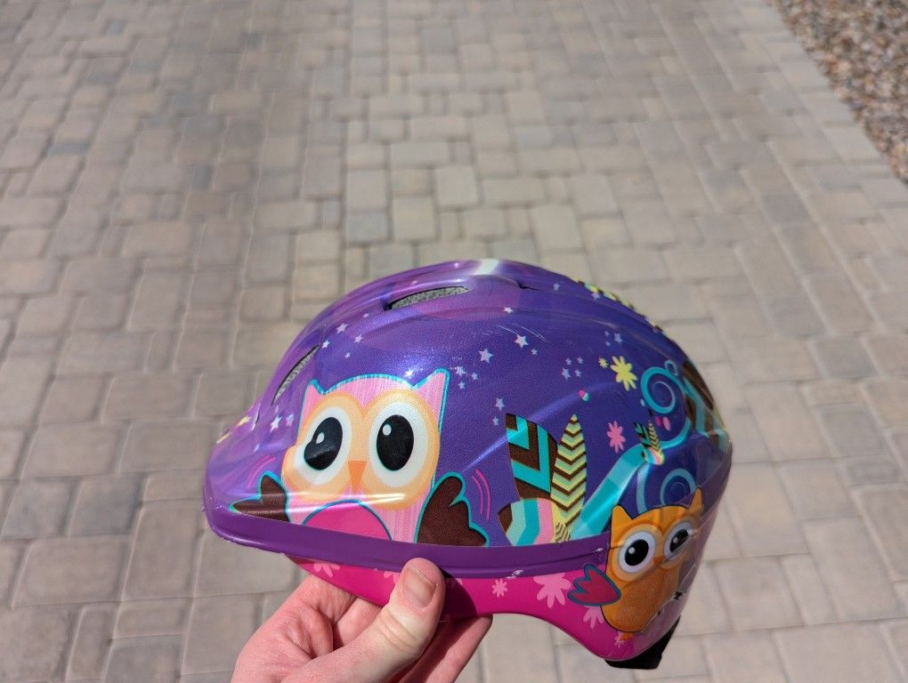 Girls Owl Helmet