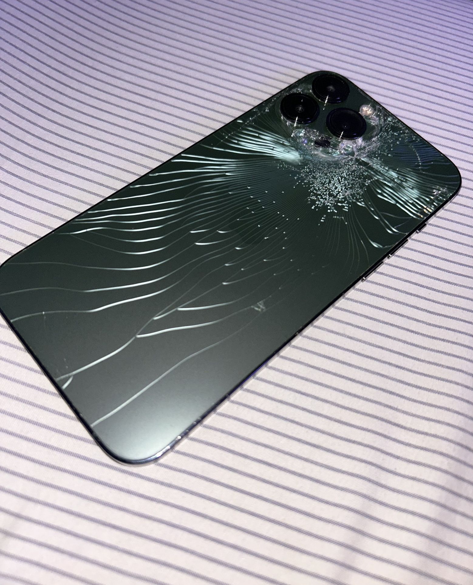 Cracked iPhone 13 Pro Max