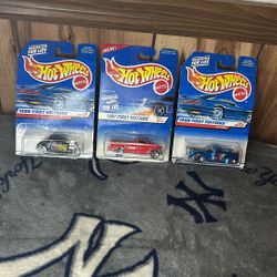 First Edition Hot Wheels Cars