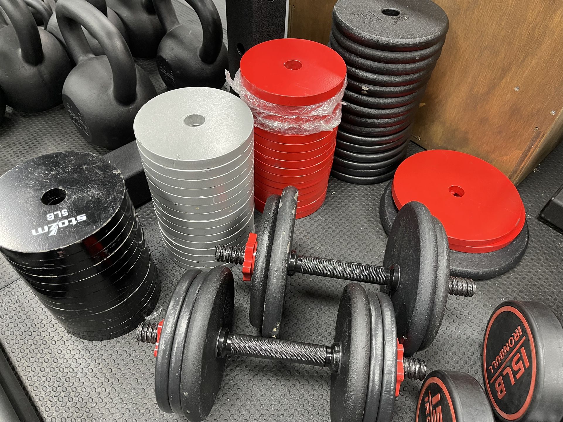 OLYMPIC DUMBBELL HANDLES🔹GYM EQUIPMENT