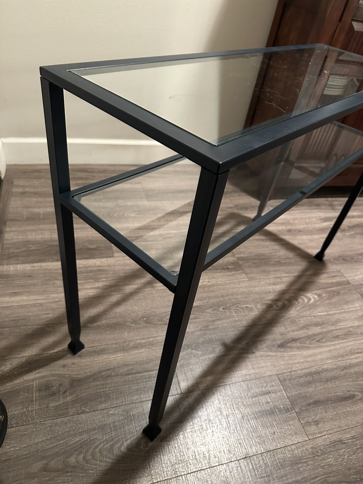 Glass Side Table