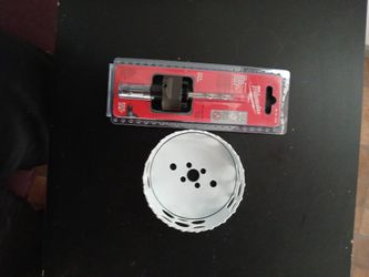 Milwaukee 4 Inch Hole Saw And Arbor 