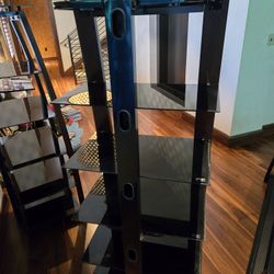 3 Piece Glass Entertainment Center  