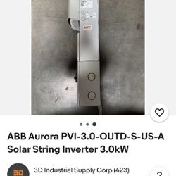 ABB Aurora PVI-30-UTD Solar String Inverter 3.0