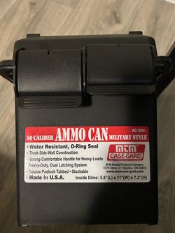 Ammo crate storage
