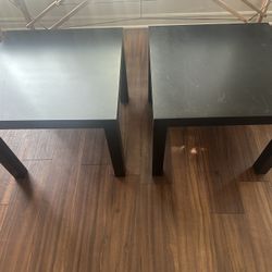 2 Tables Small Black 