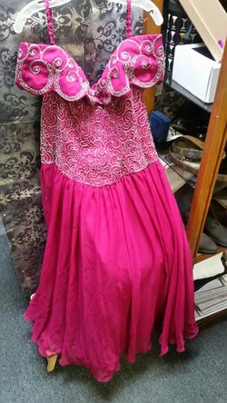 Womans evening wear.