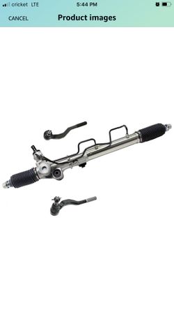 Hex Autoparts Power Steering Rack & Pinion +2 Outer Tie Rods replacement for Toyota 4Runner Tacoma 4WD