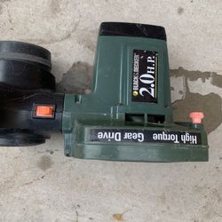 Tall Power Tool Cutter Black And Dark Green Orange Black And Decker 