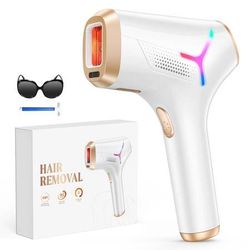 new Laser Hair Removal for Women and Men, At-Home IPL Hair Removal Device with 5.2 cm² Treatment Window, Nearly Painless, Visible Results in 2 Weeks, 