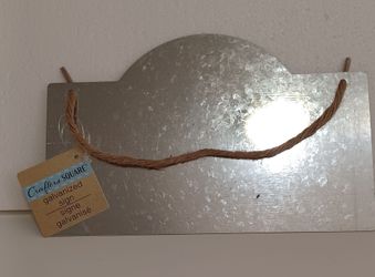Metal sign