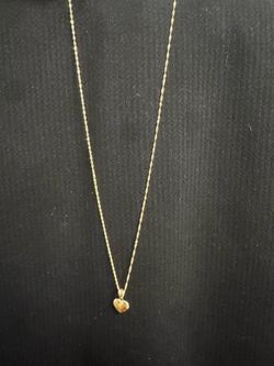 ✨ 10K Italian Gold Heart Pendant Necklace – Elegant, Stylish & Perfect Gift ✨