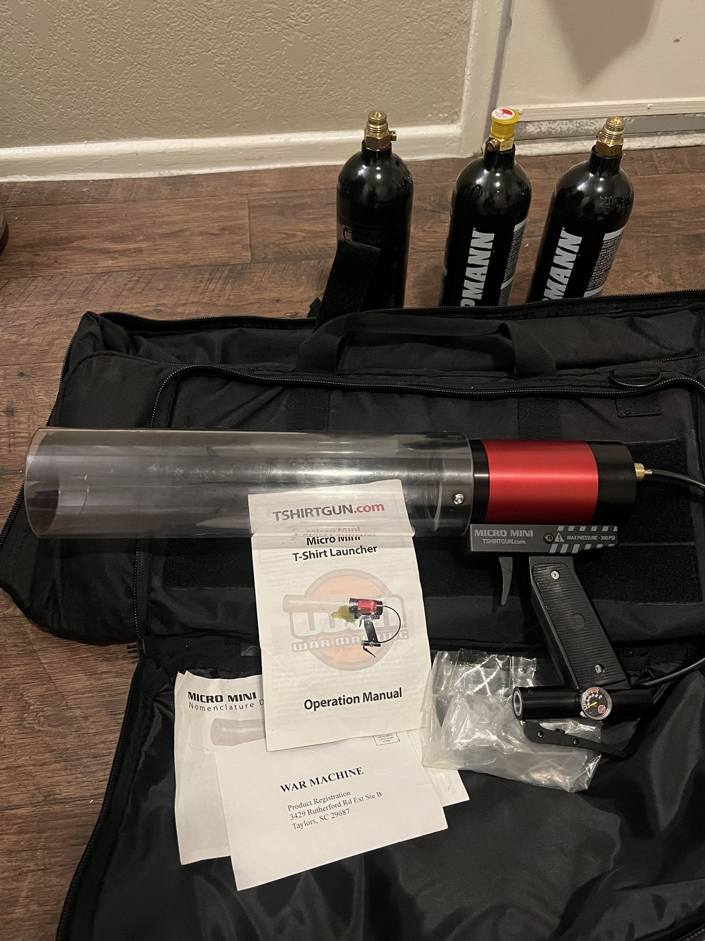 T SHIRT CANNON