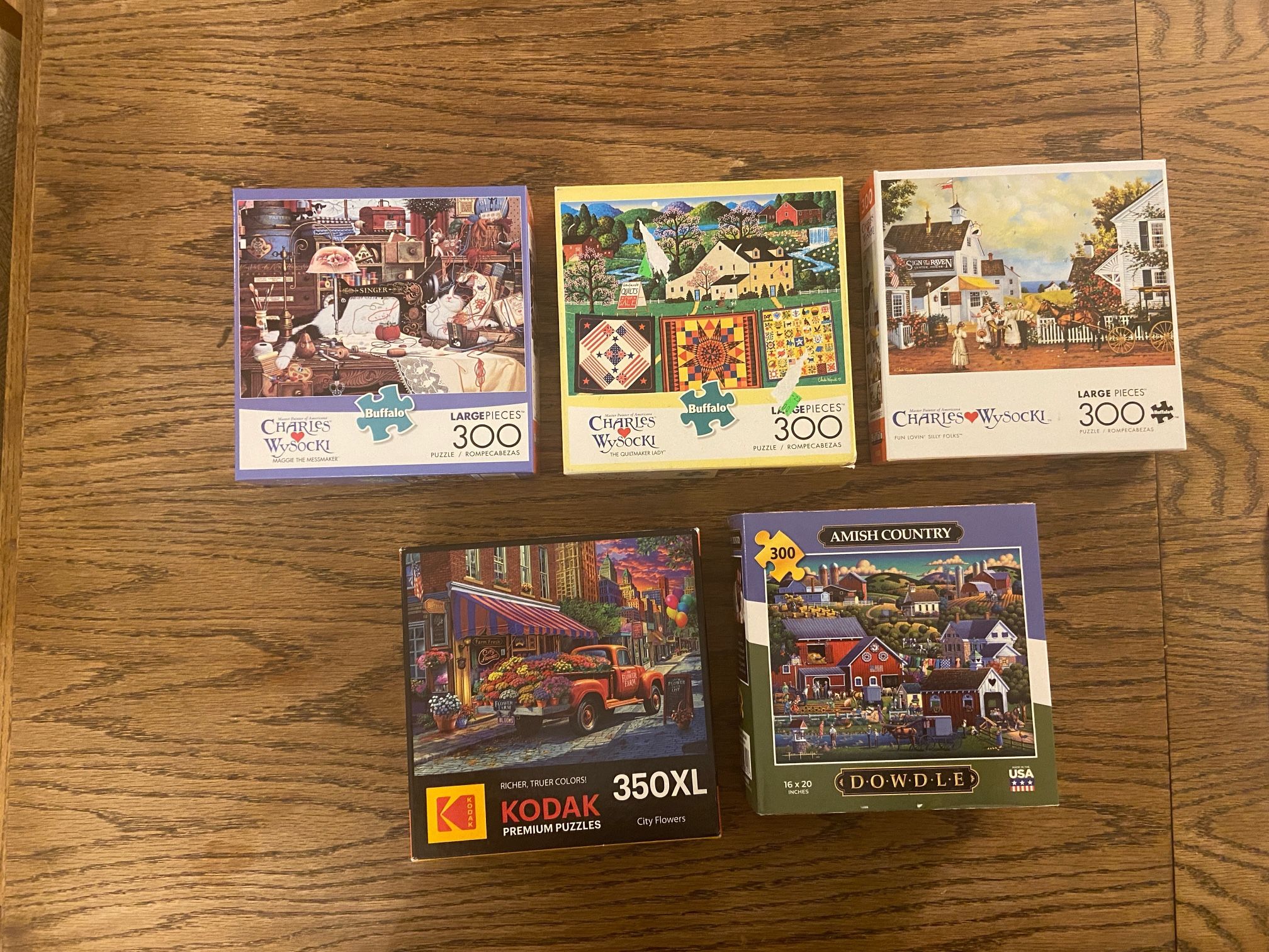 300-Piece Puzzles…$20 for all.