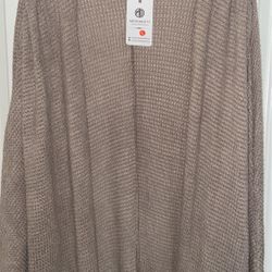 MEROKEETY  -Waffle Knit Batwing Long Sleeve