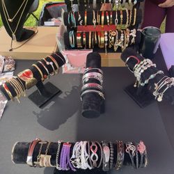Stainless steel jewelry, gold and silver plated