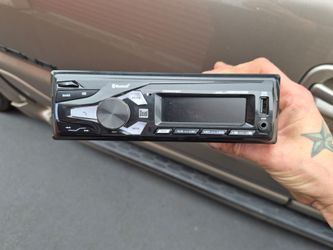 Dual single din am/fm ps bluetooth car stereo
