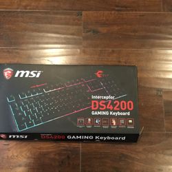 Brand New MSI Inceptor DS4200 Gaming Keyboard 