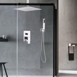 Jinggang 12 inch shower set chrome