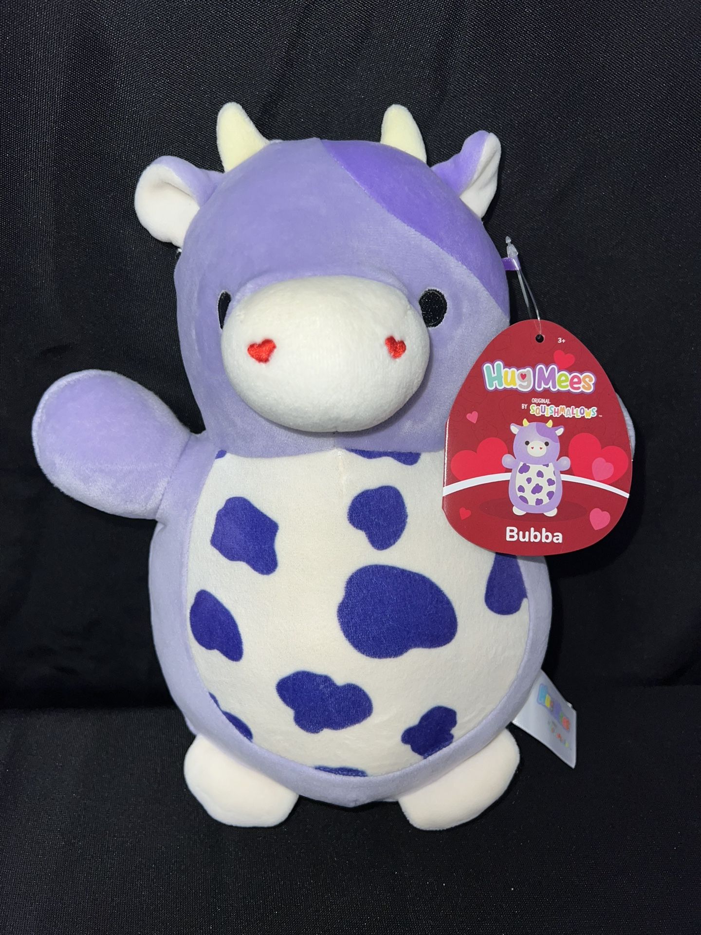Squishmallow Bubba 10” Hug Mee Purple Cow