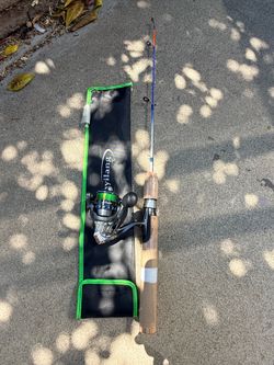 New  25” detachable small fishing pole  with reel