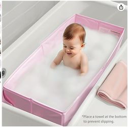 Bella’s Friends Baby Collapsible Bathtub, Travel Bath Tub for Baby, Foldable and Portable, Easy Storage, Non-Slip Base, Reinforced Structure, Lightwei