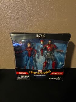 🟢 Spider-Man & Iron Man 6” Fig. Homecoming 2-Pack