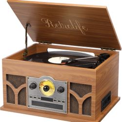 RetroLife 10-in-1 Record Player