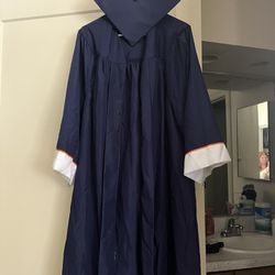 CSUF Graduation Cap And Gown 