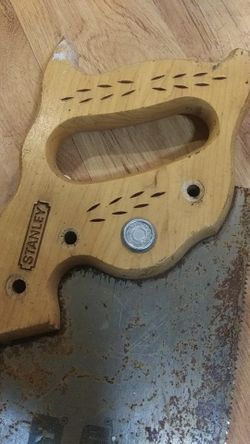Old Stanley hand saw
