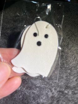 NEW HALLOWEEN Ghosts Faux Leather Earrings