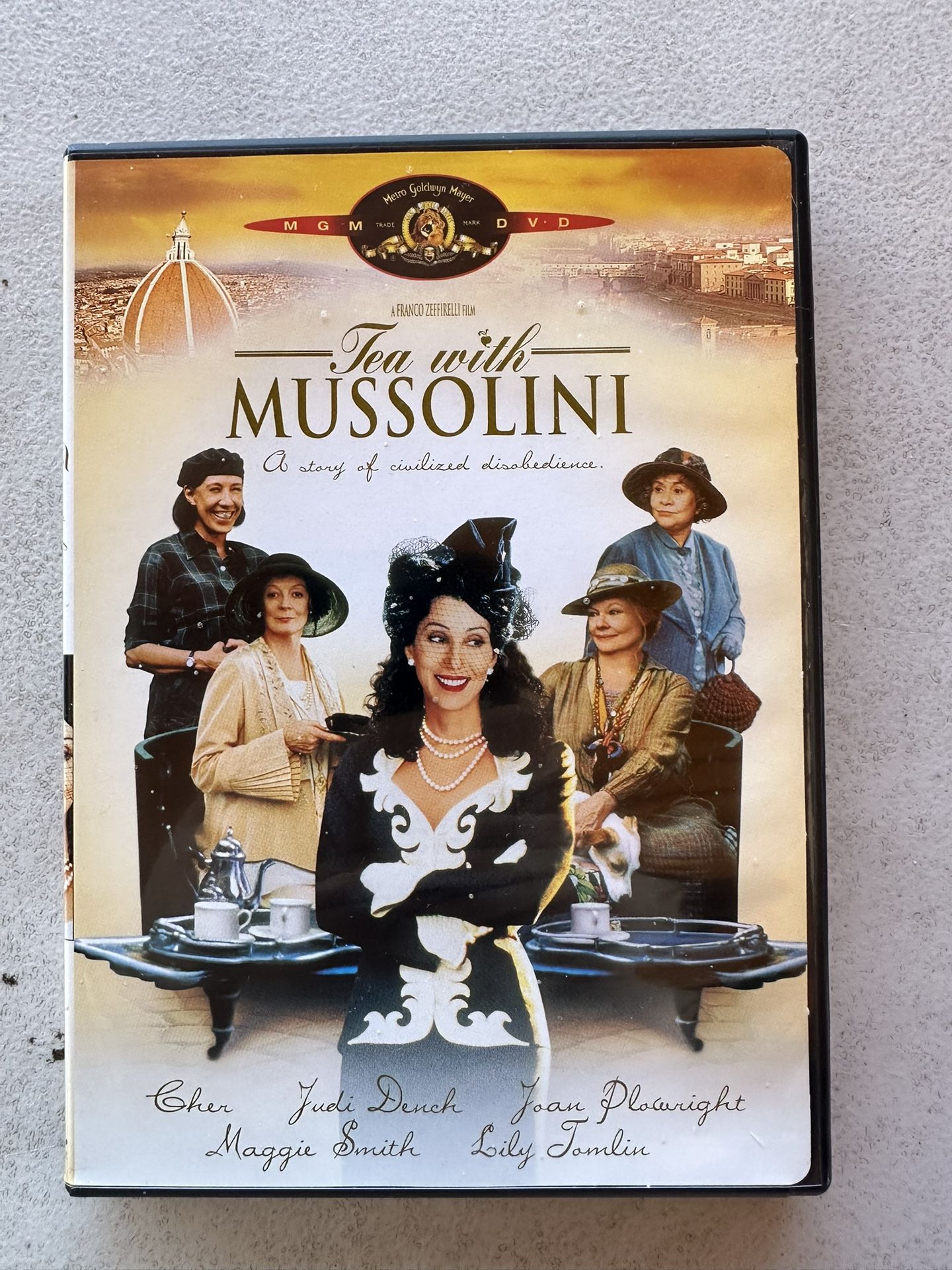 Tea with Mussolini (DVD, 1999) Cher, Lily Tomlin, Judi Dench