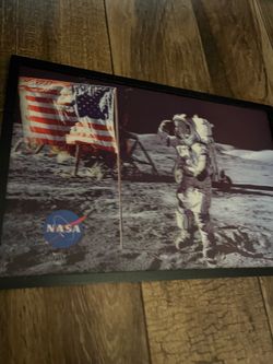 NASA holographic moving poster