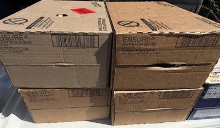Ensure Original Nutrition Shakes – Factory Sealed – Butter Pecan & Dark Chocolate – 24 Pack