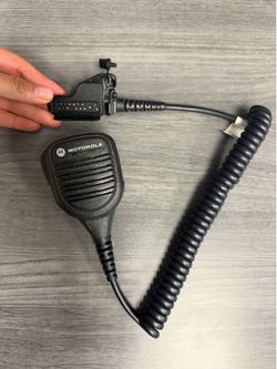 Motorola radio lapel police microphone