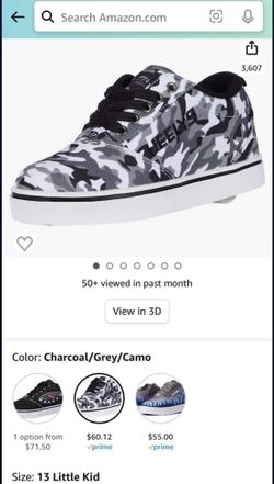 HEELYS Boy's Pro 20 Prints Size 13