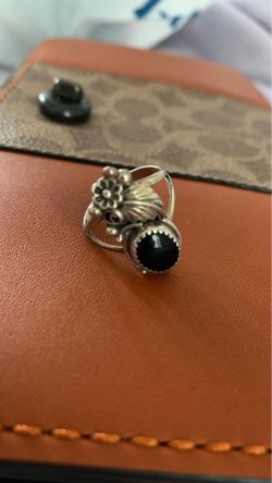 Sterling silver/Onyx