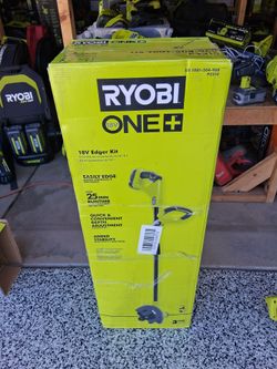 EDGER RYOBI 18V BATTERY AND CHARGER INCLUDED