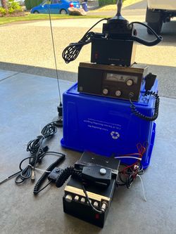 CB / Ham Radio Station Lot with Power Supply