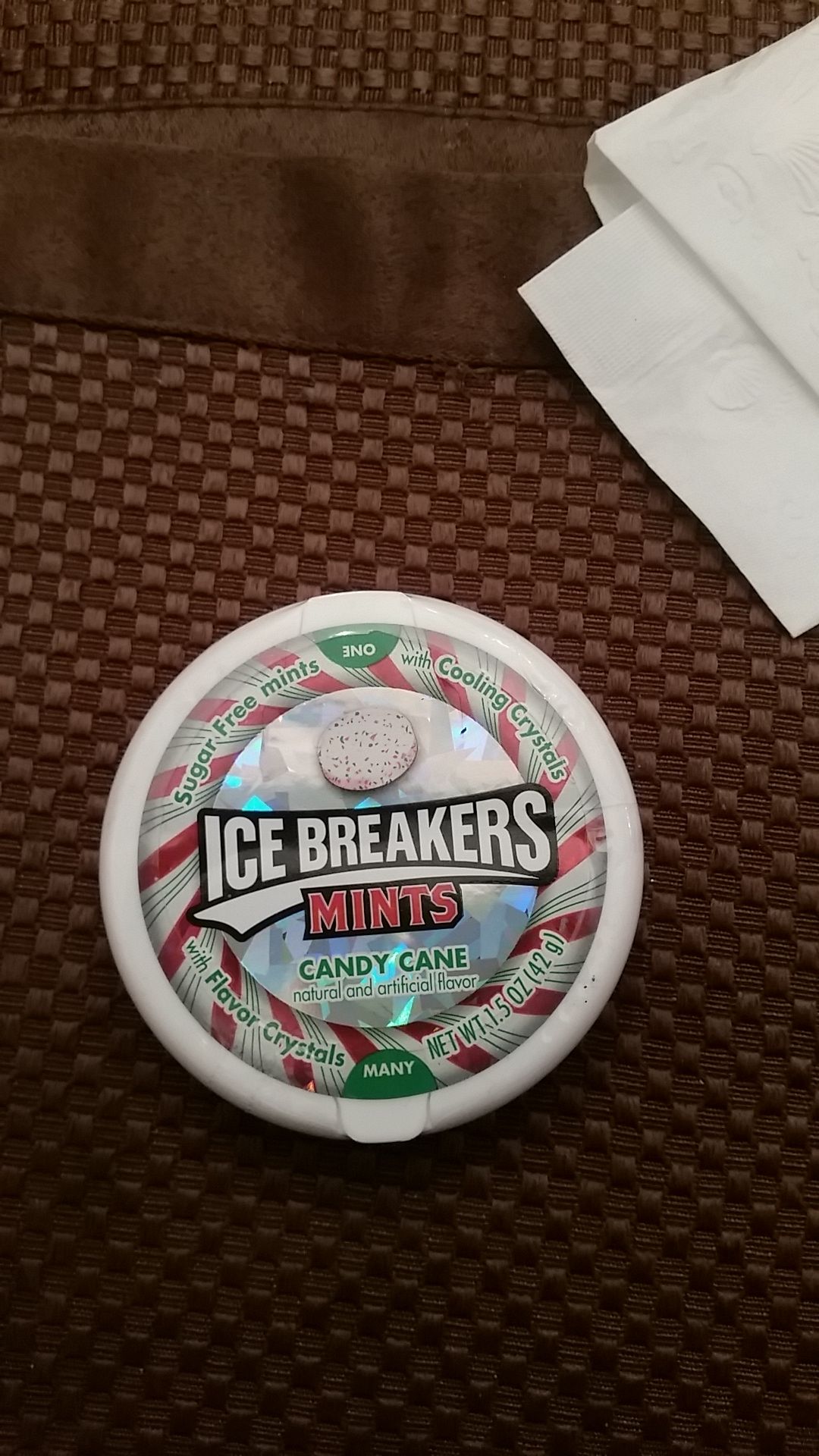 Ice breakers mint candy cane flavor