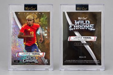 2025 Wild Card Wild Chrome Lamine Yamal RC 1/1 Spain #WCCA-LY5