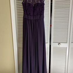 Bridesmaid Dress (plum/eggplant/purple)