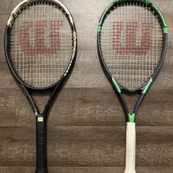 Tennis Racket (2) - Wilson Hyper Hammer 5.3 & Wilson Tour Slam