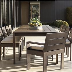 RESTORATION HARDWARE MARBELLA RECTANGULAR DINING TABLE - NEW 