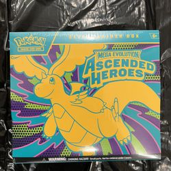 Pokémon Ascended Heroes ETB In Hand mega evolution elite trainer box 2026 tins 151 card brand new 