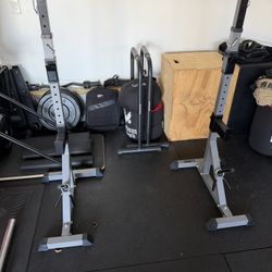 Squat/Bench Rack Adjustable Stands 