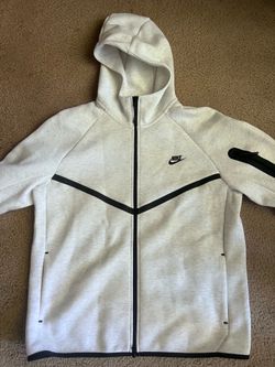 Nike Tech Fleece Windrunner White Full Zip Hoodie Mens Large Brand New No Tags