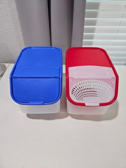 Large Tupperware Produce Storage